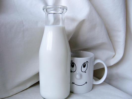 Milch Tasse mit Gesicht