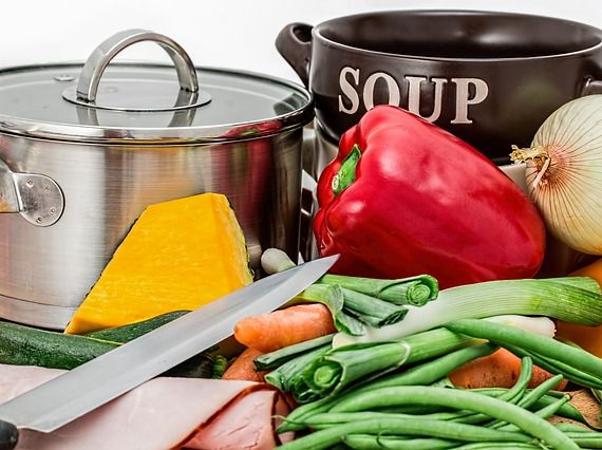 Gemüse Töpfe Messer